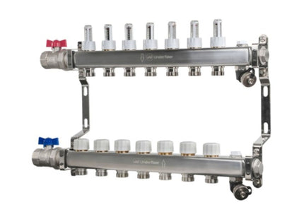 John Guest Speedfit UFH Euroconus Manifold BVAL 7 Port - JGUFHMAN7E - For Efficient Heating