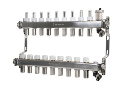 John Guest Speedfit 15mm 9 Port UFH Manifold - JGUFHMAN9/4