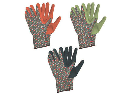 Kent & Stowe Weed Gloves 3Pk Meadow Flower Medium