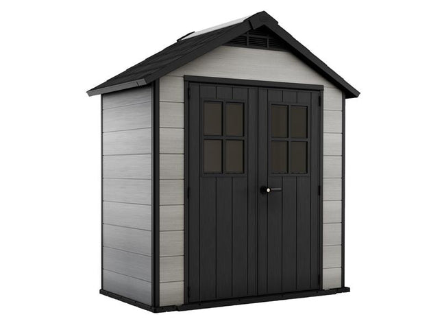 Keter Oakland Shed Grey 7.5 x 4ft