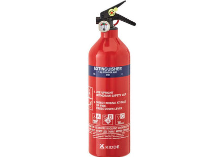 Kidde Kps1fx Multi-Purpose Fire Extinguisher 1Kg