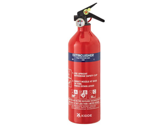 Kidde Kps1fx Multi-Purpose Fire Extinguisher 1Kg