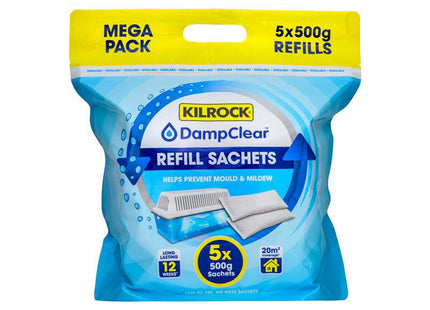Kilrock Dampclear Refill Sachets 2.5Kg (5 X 500G)