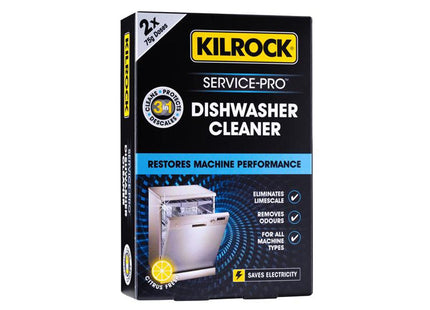 Kilrock Service-Pro Dishwasher Descaler & Cleaner 75G (Pack Of 2)