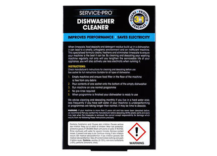 Kilrock Service-Pro Dishwasher Descaler & Cleaner 75G (Pack Of 2)