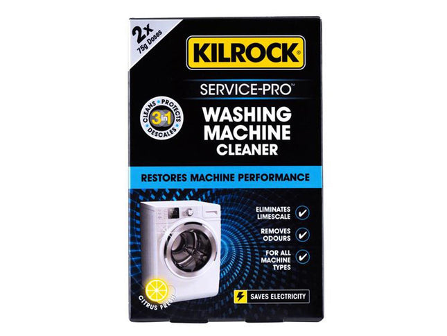 Kilrock Service-Pro Washing Machine Descaler & Cleaner 75G (Pack Of 2)