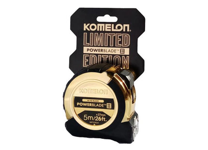 Komelon Gold Tape 5M/16Ft (Width 27Mm) - MPT57EG - Measuring Tool