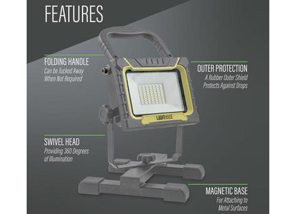 Lighthouse 4000 Lumen Site Light 38W 110V - AST8338 - Reliable Illumination for Work