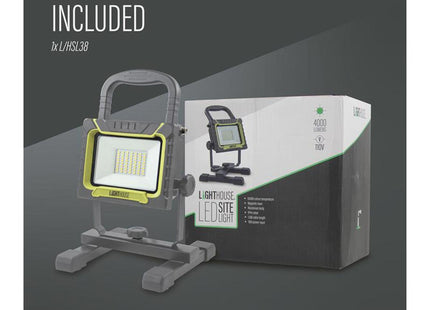 Lighthouse 4000 Lumen Site Light 38W 110V - AST8338 - Reliable Illumination for Work