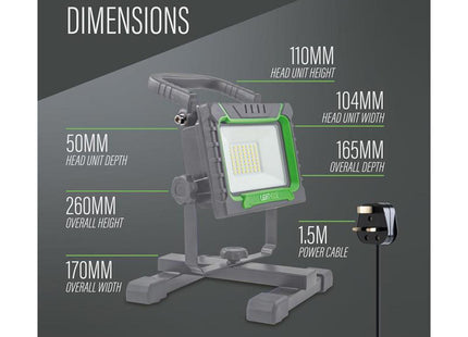 Lighthouse 4000 Lumen Site Light 38W 240V - AST8338 - Reliable Illumination for Work