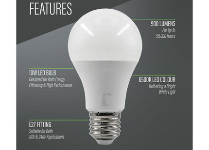 Lighthouse Led Lightbulb A60 800Lm E27