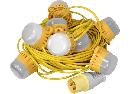 Lighthouse Led Festoon Lights 22M 10 Bulbs 110V