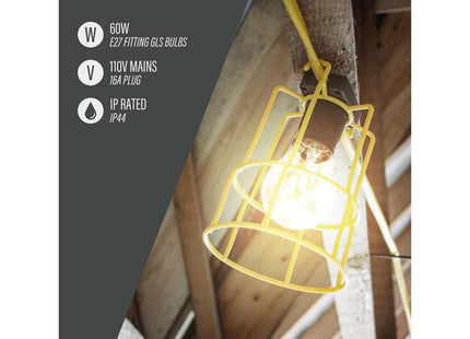 Lighthouse Festoon Lights 22M 10 Bulbs 110V