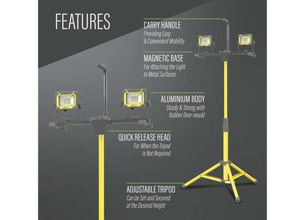 Lighthouse 4000 Lumen Twin Site Light 36W 110V - AST8615X2 - Versatile Lighting Solution