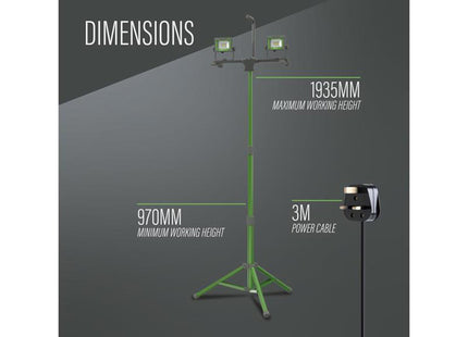 Lighthouse 4000 Lumen Twin Site Light 36W 240V