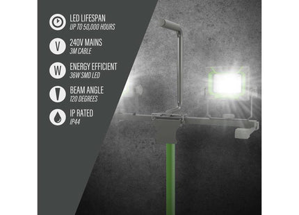 Lighthouse 4000 Lumen Twin Site Light 36W 240V