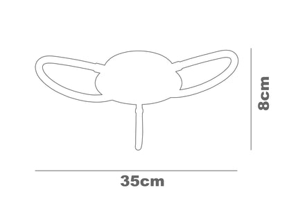 Sutton 35Cm Modern Integrated LED 3 Light Flush Ceiling Light