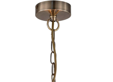 Thurne 4 Light Candelabra Chandelier Antique Brass Ceiling Light