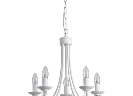 Tilney 5 Light Candle Chandelier White