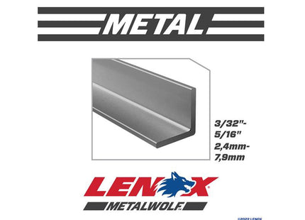 Lenox Metalwolf Wave Edge Reciprocating Saw Blade 229 X 25 X 1.1Mm 18 Tpi (Pack 5)