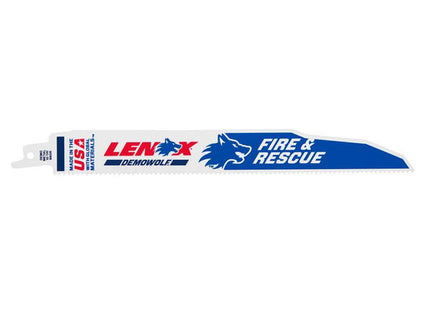 Lenox Demowolf Reciprocating Saw Blade 229 X 25 X 1.6mm 18 Tpi (Pack 5)