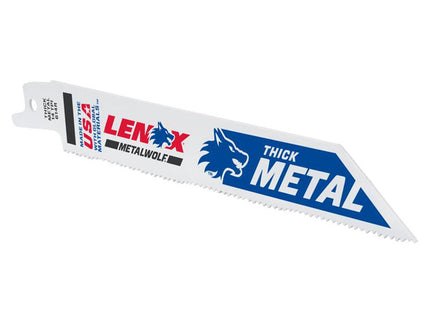 Lenox Metalwolf Wave Edge Reciprocating Saw Blade 152 X 19 X 0.9mm 14 Tpi (Pack 25)