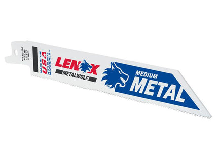 Lenox Metalwolf Wave Edge Reciprocating Saw Blade 152 X 19 X 0.9mm 10 Tpi (Pack 25)