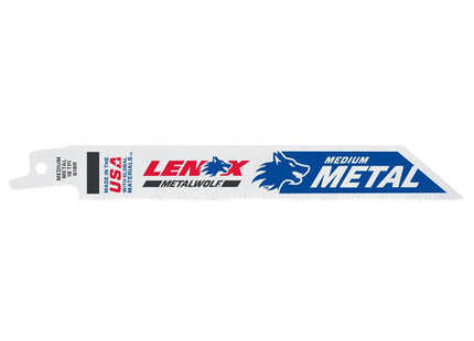 Lenox Metalwolf Wave Edge Reciprocating Saw Blade 152 X 19 X 0.9mm 10 Tpi (Pack 25)