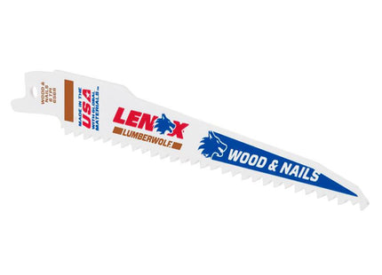 Lenox Lumberwolf Reciprocating Saw Blade 152 X 19 X 1.3mm 6 Tpi (25 Pack)