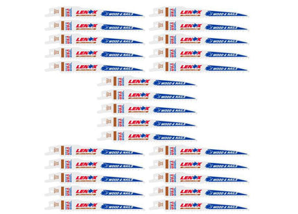 Lenox Lumberwolf Reciprocating Saw Blade 152 X 19 X 1.3mm 6 Tpi (25 Pack)
