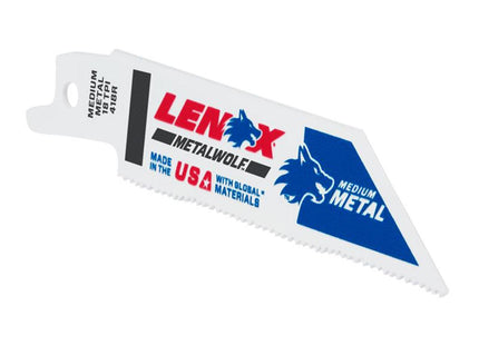 Lenox Metalwolf Wave Edge Reciprocating Saw Blade 102 X 19 X 0.9mm 18 Tpi (Pack 5)