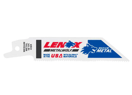 Lenox Metalwolf Wave Edge Reciprocating Saw Blade 102 X 19 X 0.9mm 18 Tpi (Pack 5)