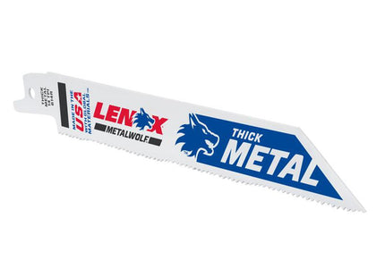 Lenox Metalwolf Wave Edge Reciprocating Saw Blade 152 X 19 X 0.9mm 14 Tpi (Pack 5)