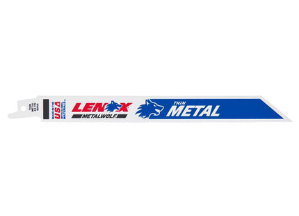 Lenox Metalwolf Wave Edge Reciprocating Saw Blade 203 X 19 X 0.9mm 24 Tpi (Pack 5)