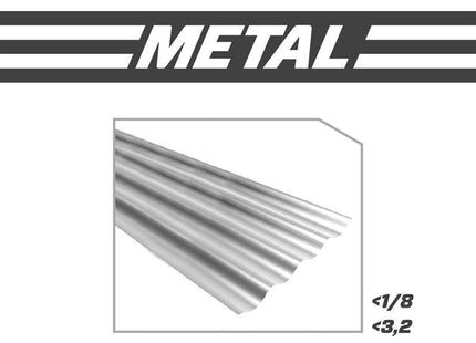 Lenox Metalwolf Wave Edge Reciprocating Saw Blade 203 X 19 X 0.9mm 24 Tpi (Pack 5)