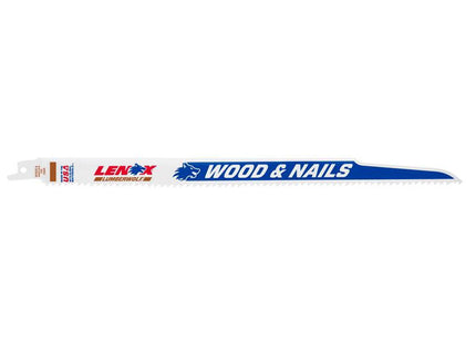 Lenox Lumberwolf Reciprocating Saw Blade 305 X 19 X 1.3mm 6 Tpi (Pack 5)