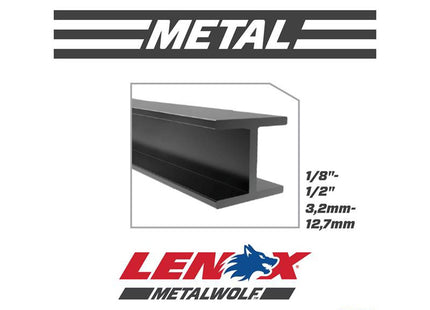 Lenox Metalwolf Wave Edge Reciprocating Saw Blade 305 X 25 X 1.07mm 14 Tpi (Pack 5)