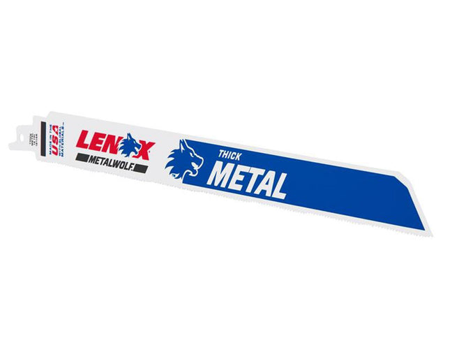 Lenox Metalwolf Wave Edge Reciprocating Saw Blade 305 X 25 X 1.07mm 14 Tpi (Pack 25)