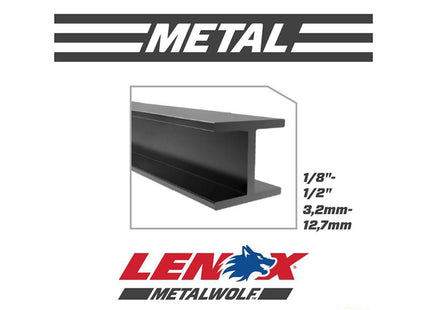 Lenox Metalwolf Wave Edge Reciprocating Saw Blade 305 X 25 X 1.07mm 14 Tpi (Pack 25)