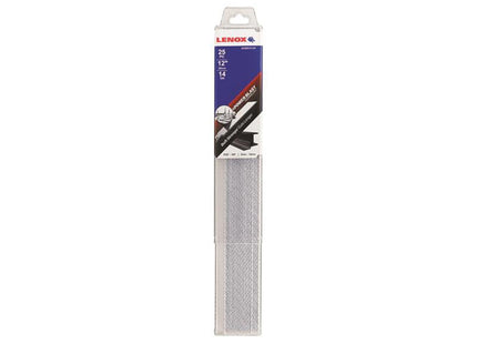 Lenox Metalwolf Wave Edge Reciprocating Saw Blade 305 X 25 X 1.07mm 14 Tpi (Pack 25)