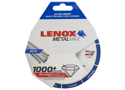 Lenox Metalmax Diamond Blade 125 X 2.0 X 22.23Mm