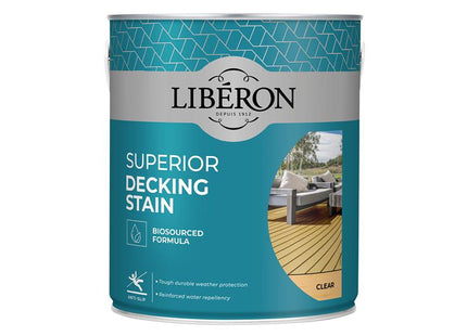 Liberon Superior Decking Stain Clear 2.5 litre LIB126119