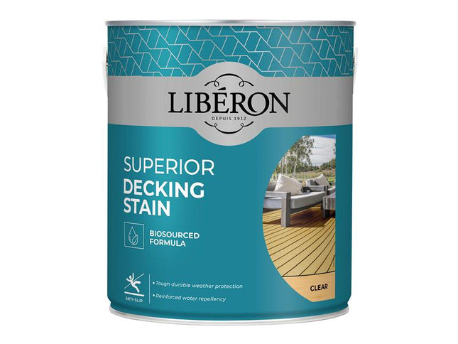 Liberon Superior Decking Stain Clear 2.5 litre LIB126119