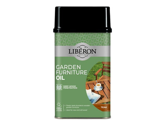 Liberon Garden Furniture Oil Teak 500ml LIB126171