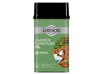 Liberon Garden Furniture Oil Teak 1 litre LIB126173