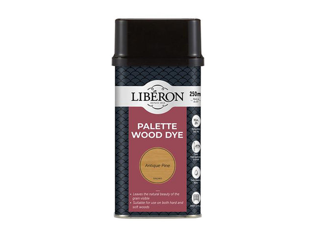 Liberon Palette Wood Dye Walnut 250Ml