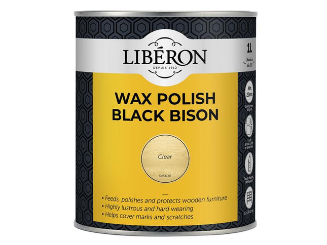 Liberon Black Bison Wax Paste Antique Pine 1kg                                          