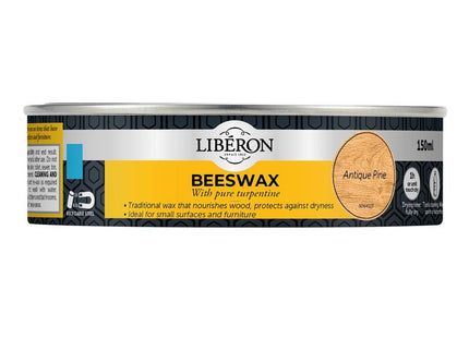 Liberon Beeswax Paste Antique Pine 150ml 