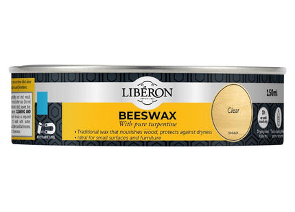 Liberon Beeswax Paste Clear 150ml 