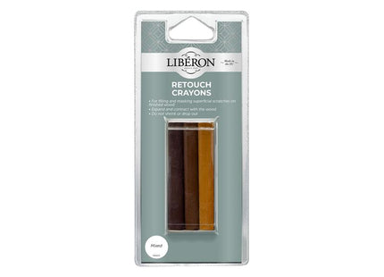 Liberon Retouch Crayons Mixed (3 Pack) 